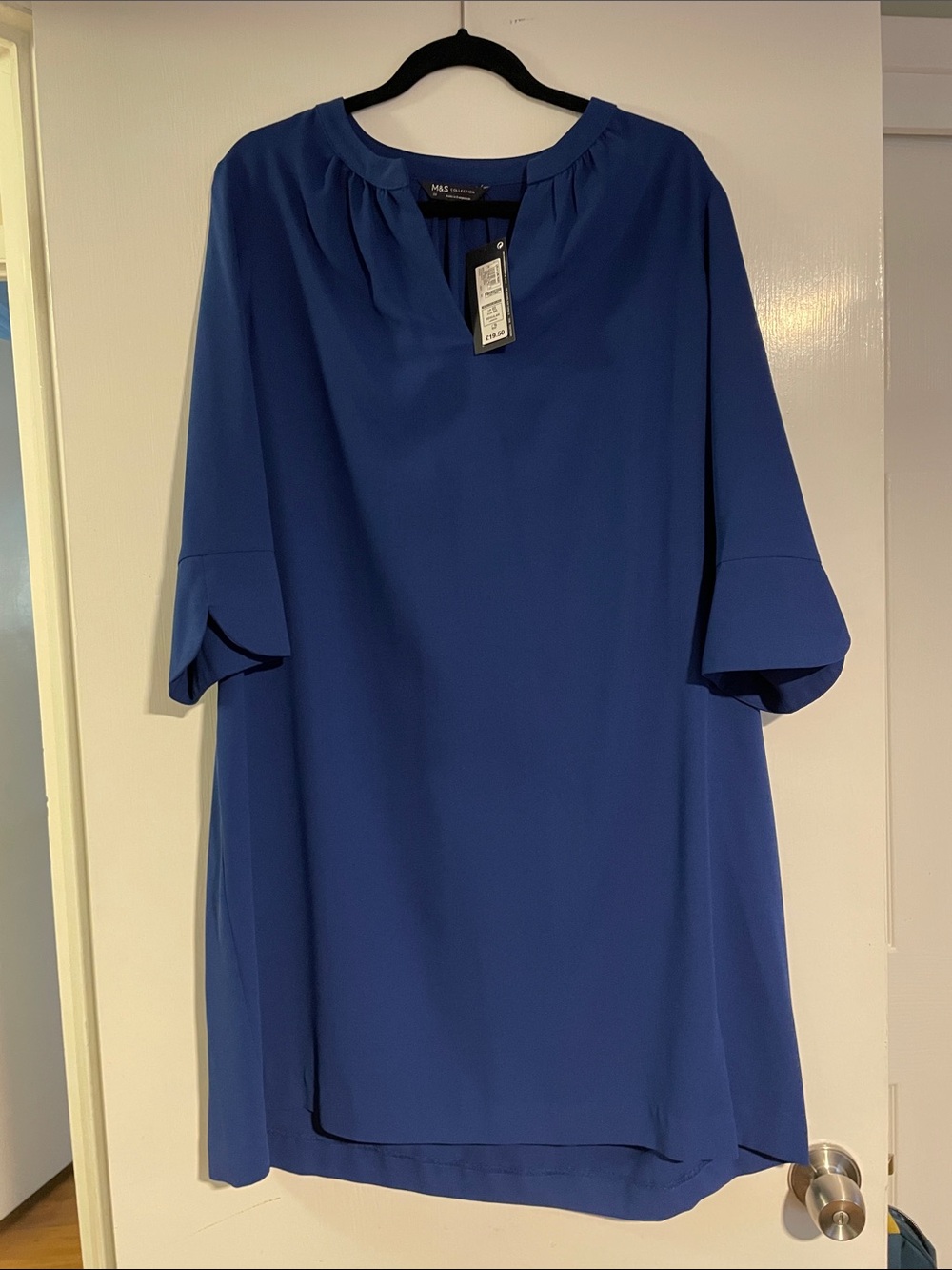 Marks & Spencer Royal Blue dress, sz 22UK (14US)